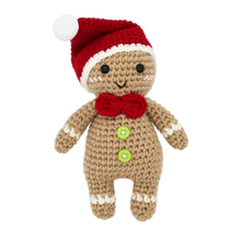 Load image into Gallery viewer, GINGERBREAD MAN DIY CROCHET KIT