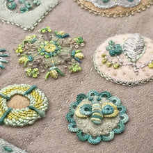Load image into Gallery viewer, Tranquil Garden Needle Case embellishment threads by Sue Spargo