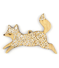 Load image into Gallery viewer, DIY Stitched Embroidery Kit on Wood Ornament