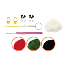 Load image into Gallery viewer, Mini Cherry Key Ring Crochet Kit
