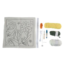 Load image into Gallery viewer, Daisy Punch Needle Cushion Kit