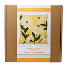Load image into Gallery viewer, Daisy Punch Needle Cushion Kit