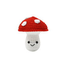 Load image into Gallery viewer, Mini Mushroom Key Ring Crochet Kit