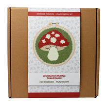 Load image into Gallery viewer, Mushroom Home Decor Punch Needle Kit