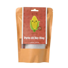 Load image into Gallery viewer, Mini Corn Key Ring Crochet Kit