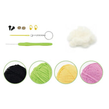 Load image into Gallery viewer, Happy Pineapple Diy Crochet Key Ring Kit