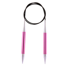Load image into Gallery viewer, 100 cm/40" Length, Knitter's Pride Zing circular needles 2.25mm-12mm
