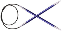 Load image into Gallery viewer, 80 cm/32" Length, Knitter's Pride Zing circular needles 2.25 mm-10 mm
