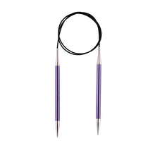 Load image into Gallery viewer, 100 cm/40" Length, Knitter's Pride Zing circular needles 2.25mm-12mm
