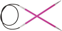 Load image into Gallery viewer, 80 cm/32" Length, Knitter's Pride Zing circular needles 2.25 mm-10 mm