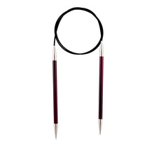 Load image into Gallery viewer, 40 cm/16" Length, Knitter's Pride Zing circular needles 2 mm - 8 mm