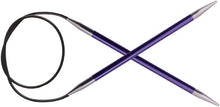 Load image into Gallery viewer, 80 cm/32" Length, Knitter's Pride Zing circular needles 2.25 mm-10 mm