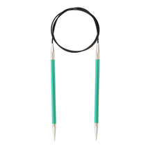 Load image into Gallery viewer, 100 cm/40" Length, Knitter's Pride Zing circular needles 2.25mm-12mm