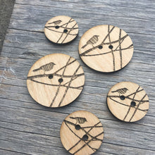Load image into Gallery viewer, Wood Button 1" Collection