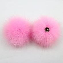 Load image into Gallery viewer, Faux Fur 4.5" PomPoms