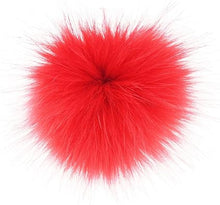 Load image into Gallery viewer, Faux Fur 4.5" PomPoms