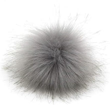 Load image into Gallery viewer, Faux Fur 4.5" PomPoms