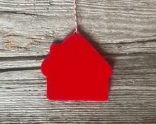 Load image into Gallery viewer, Gingerbread house ornament cross stitch kit by Canadian Stitchery
