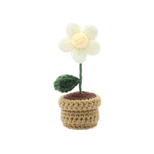 Load image into Gallery viewer, POTTED SUNFLOWER DIY CROCHET KIT
