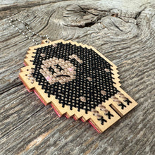 Load image into Gallery viewer, Bob-Bob Black Sheep cross stitch kit by Canadian Stitchery

