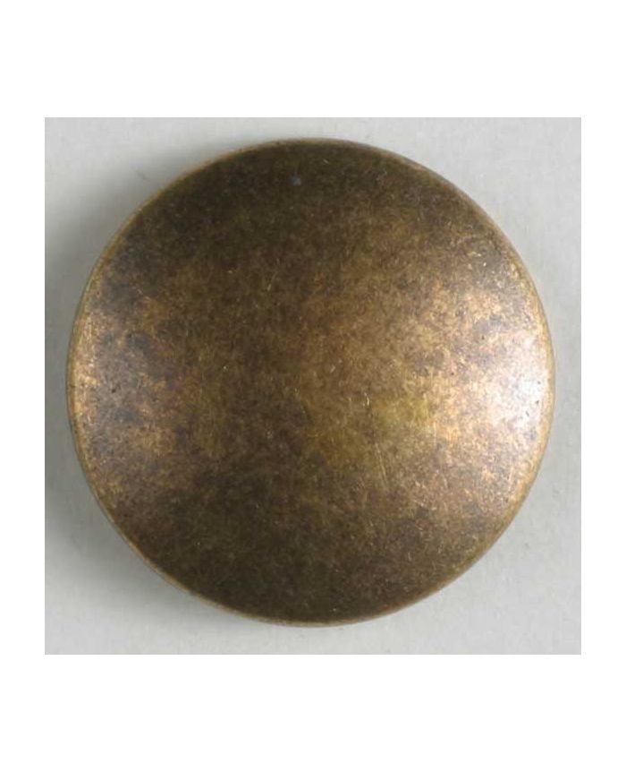 Brass metal with shank,15 mm Round dill button