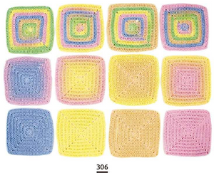 Fair Cotton Granny Square yarn by Katia
