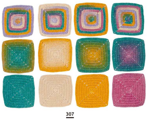 Fair Cotton Granny Square yarn by Katia