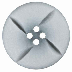 round 4-hole Grey Polyamide button - Size: 23 mm