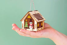 Load image into Gallery viewer, 3D gingerbread house kit by Canadian Stitchery
