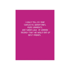 Sarcastic Cards by Peace, Love & Sarcasm