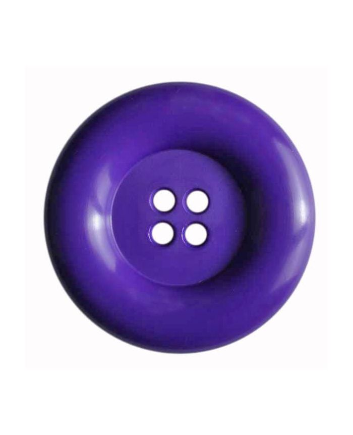 Large 4 hole, 50mm Acrylic Button by Dill Buttons