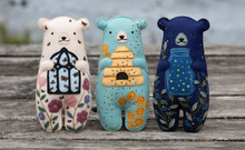 Load image into Gallery viewer, Keeper Bears - Embroidered Felt Doll Kits by Kiriki Press
