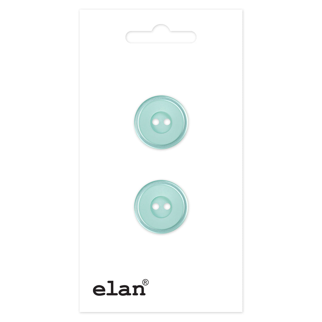 2 Hole Button - 19mm (3/4) - 2 count