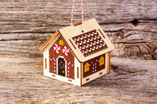 Load image into Gallery viewer, 3D gingerbread house kit by Canadian Stitchery
