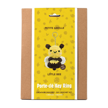 Load image into Gallery viewer, PLUSHY YARN KEYCHAIN DIY KIT - BEE
