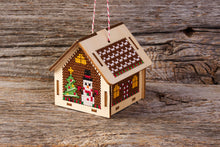 Load image into Gallery viewer, 3D gingerbread house kit by Canadian Stitchery
