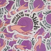 Load image into Gallery viewer, Season of The Stitch Sticker | Halloween Witchy Crafter
