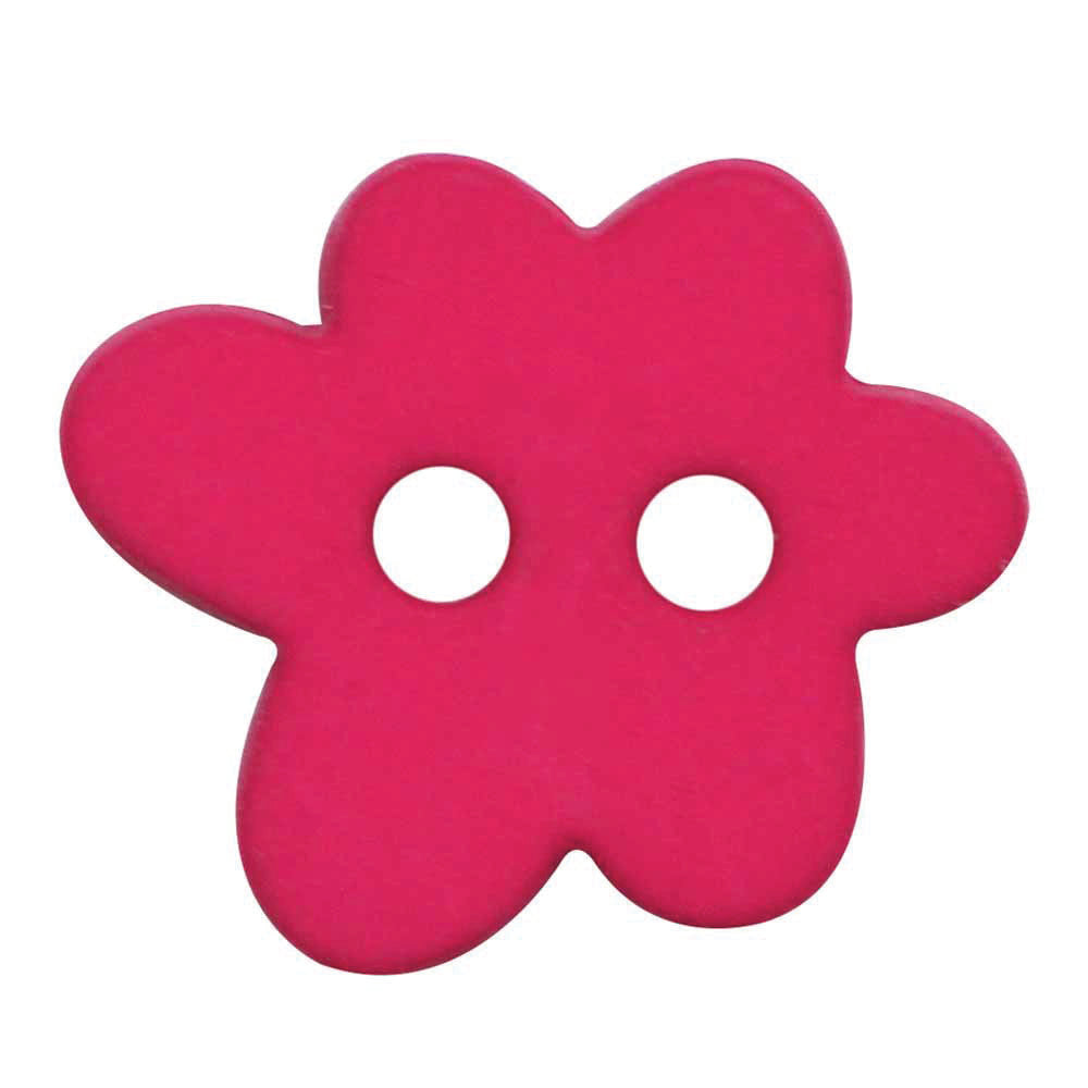 Novelty 2-Hole Button - Purple - 15mm (5/8″) - Paint Blot - 3 count