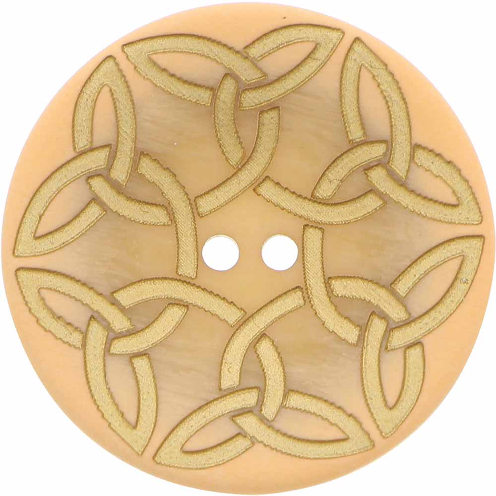 2 Hole Button - 28mm (11⁄8″) - 3 count - Polyester