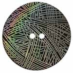 2 Hole Button - 23mm (7⁄8″) - 4 count - Akoya Shell