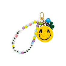 Load image into Gallery viewer, SMILEY FACE KEYCHAIN DIY CROCHET KIT
