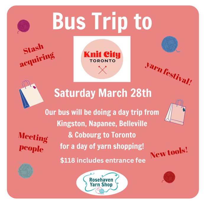 Knit City Toronto Bus Trip