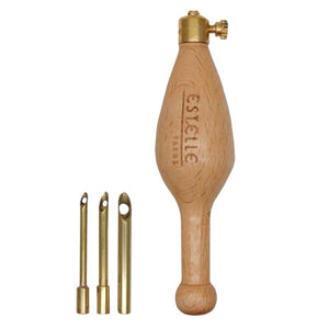 Ergonomic Punch needle with 3 tips