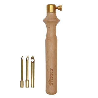 Straight Smooth Punch needle with 3 tips