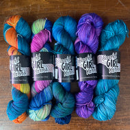 County Vacay Sock by Baa'd Girl Yarns
