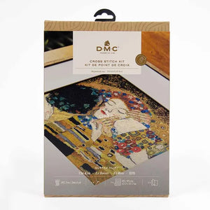 DMC cross stitch kit - The Kiss by Gustav Klimt