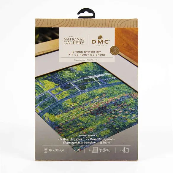 DMC cross stitch kit - The Water Lily Pond by Monet