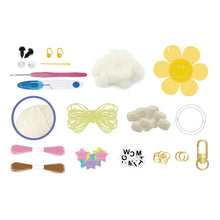 Load image into Gallery viewer, Little Bunny Key Ring Crochet Kit
