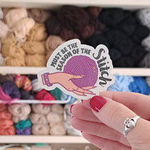 Load image into Gallery viewer, Season of The Stitch Sticker | Halloween Witchy Crafter
