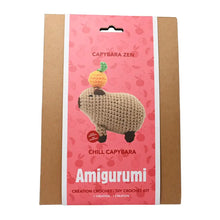 Load image into Gallery viewer, Chill Capybara Diy Crochet Kit
